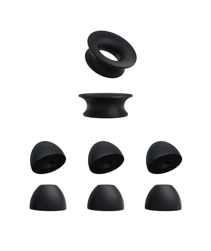 Loop Quiet 1 Ear Tips + Loop Mute Earplugs- Schwarz