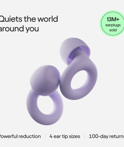 Loop Quiet – Noise Reduction for Deep Sleep Earplugs- Violet
